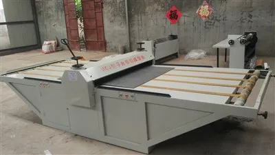 KESHUN Platfòm Manyèl Feeder Corrugated Paperboard Carton Fèy Die Koupe Pli Mchine